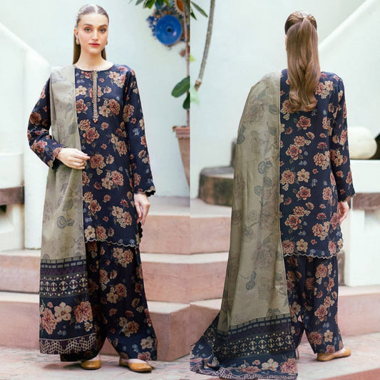 Digital Printed 3 Piece Lawn Suit